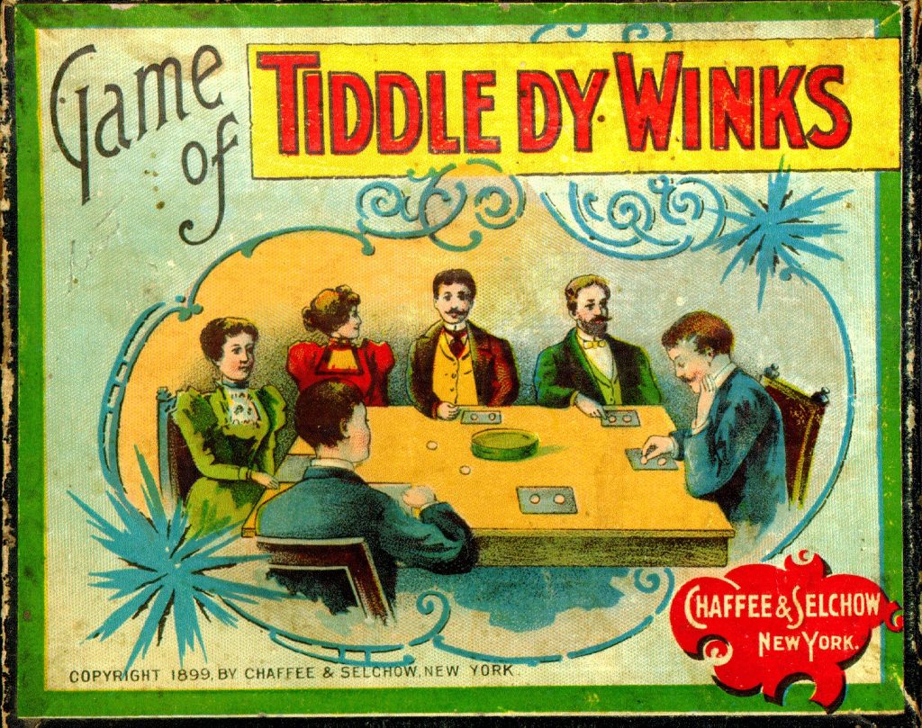 Tucker Tw ID • CHS-01 — publisher • Chaffee & Selchow — title • Game of TIDDLE DY WINKS