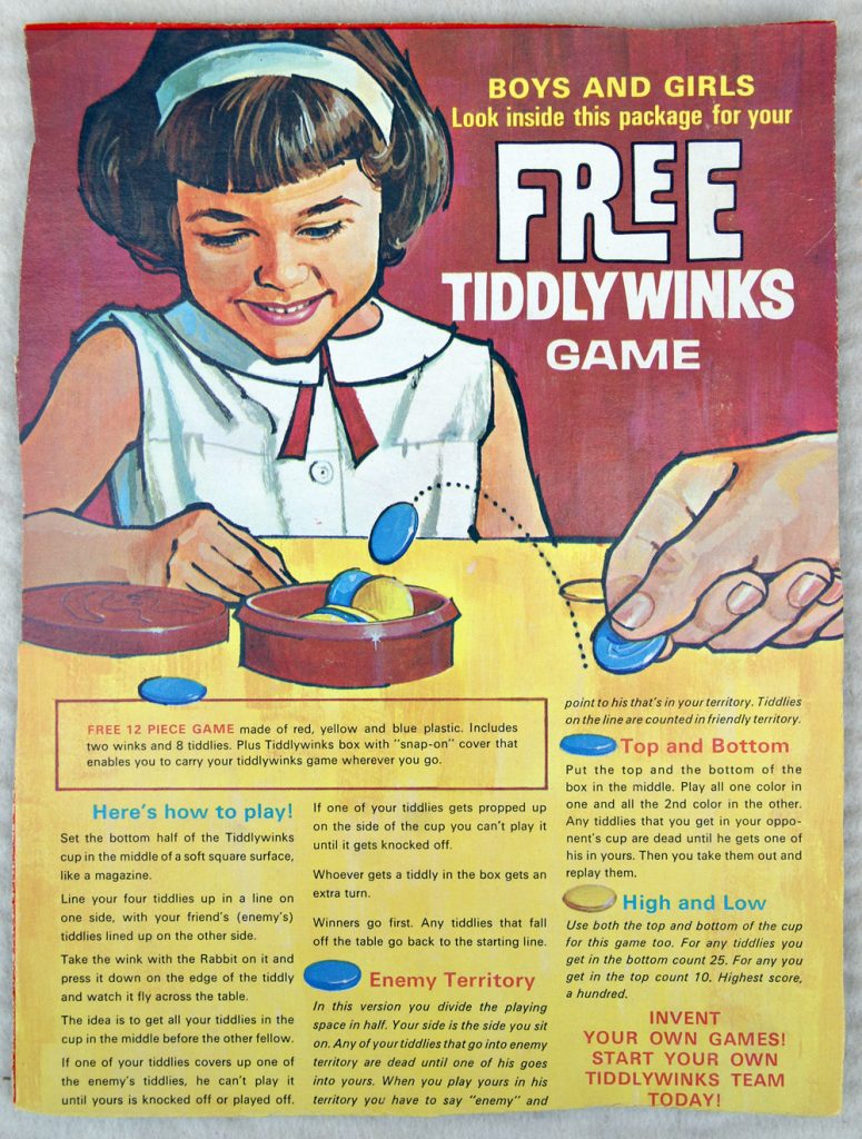Tucker Tw ID • TRX-02 — publisher • General Mills — title • Trix (cereal) - FREE TIDDLYWINKS GAME
