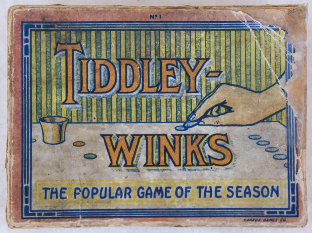 Tucker Tw ID • CAN-04c1 — AGPI ID • G-30517c1 — publisher • Canada Games Co. (Toronto, Canad — title • TIDDLEY-WINKS THE POPULAR GAME OF THE SEASON — notes • Publisher catalog number: 1.