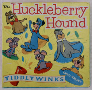 Tucker Tw ID • CVG-07c1 — publisher • Chad Valley (England) — title • T.V.'s Huckleberry Hound TIDDLYWINKS