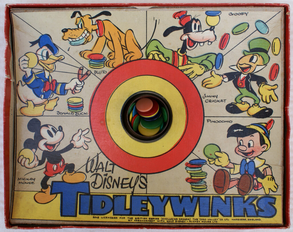 29 Tiddlywinks • with Disney Cartoon Characters – North American ...