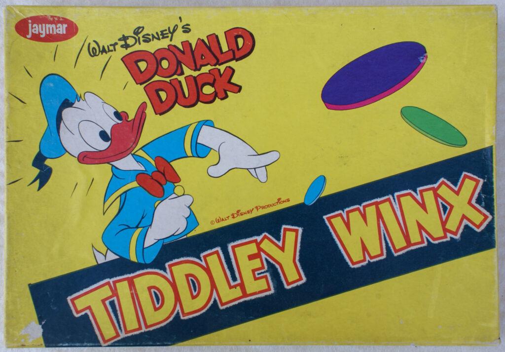 Tucker Tw ID • JMR-03c1 — publisher • Jaymar Specialty Company (New Yo — title • Walt Disney's DONALD DUCK TIDDLEY WINX