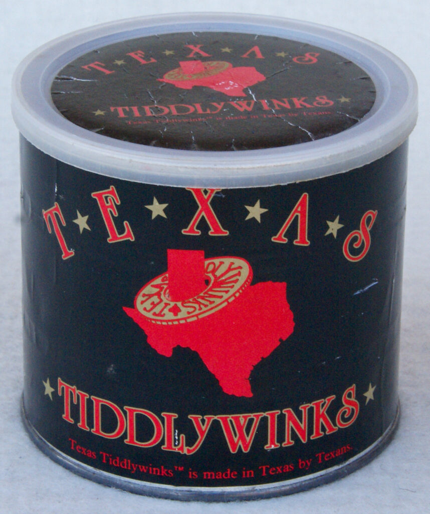 Tucker Tw ID • TTW-01c1 — publisher • Texas Tiddlywinks — title • Texas Tiddlywinks